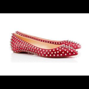 CHRISTIAN LOUBOUTIN Pigalle Spikes Flat